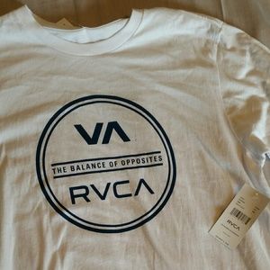 New men's tshirt.. RVCA designer brand, Large